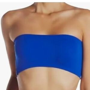 Free people  sz small.  Flame blue. Intimately nina bandeau tube top .NWT